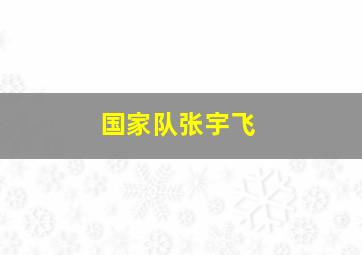 国家队张宇飞