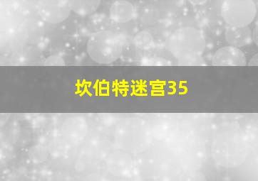 坎伯特迷宫35