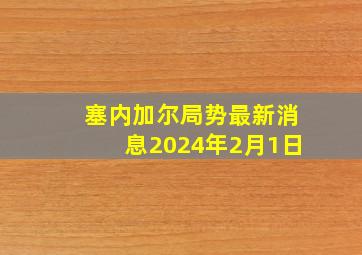 塞内加尔局势最新消息2024年2月1日