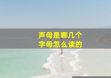 声母是哪几个字母怎么读的