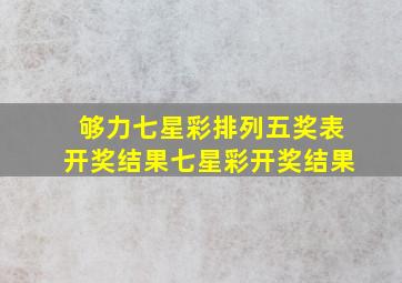 够力七星彩排列五奖表开奖结果七星彩开奖结果