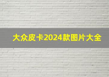 大众皮卡2024款图片大全