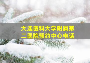 大连医科大学附属第二医院预约中心电话