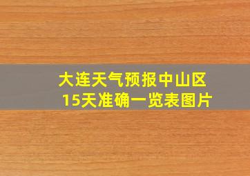 大连天气预报中山区15天准确一览表图片