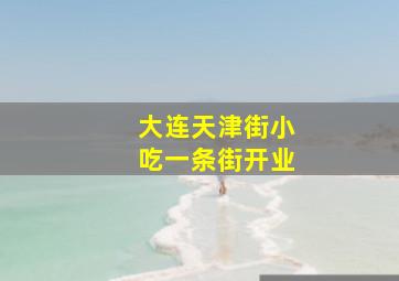 大连天津街小吃一条街开业