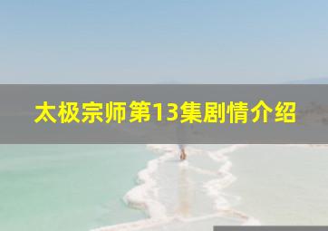 太极宗师第13集剧情介绍