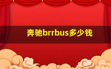 奔驰brrbus多少钱