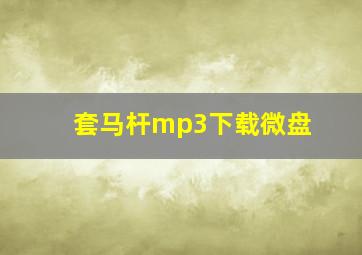 套马杆mp3下载微盘