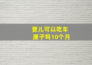 婴儿可以吃车厘子吗10个月