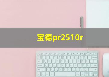 宝德pr2510r