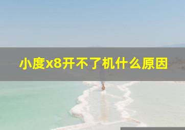 小度x8开不了机什么原因