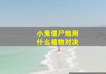 小鬼僵尸炮用什么植物对决