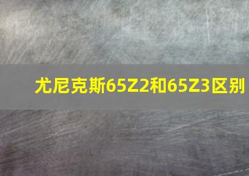 尤尼克斯65Z2和65Z3区别