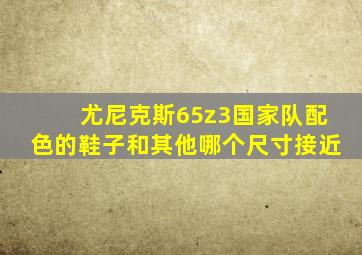 尤尼克斯65z3国家队配色的鞋子和其他哪个尺寸接近