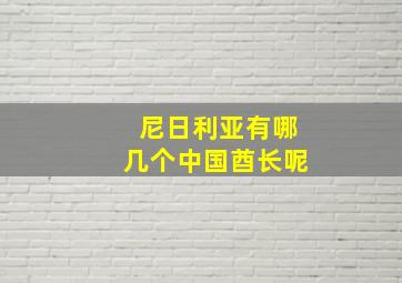 尼日利亚有哪几个中国酋长呢