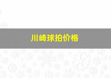 川崎球拍价格