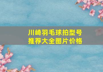 川崎羽毛球拍型号推荐大全图片价格