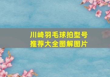 川崎羽毛球拍型号推荐大全图解图片