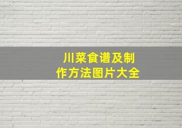 川菜食谱及制作方法图片大全