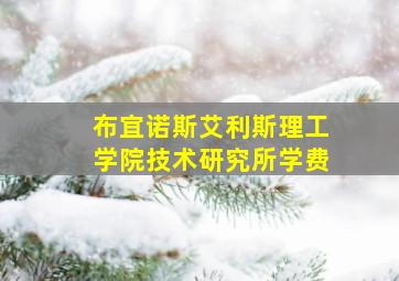 布宜诺斯艾利斯理工学院技术研究所学费