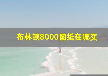 布林顿8000图纸在哪买