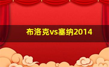 布洛克vs塞纳2014