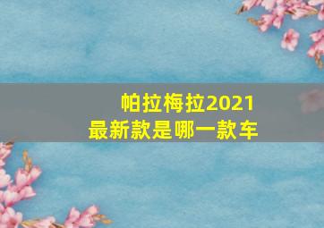 帕拉梅拉2021最新款是哪一款车