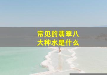 常见的翡翠八大种水是什么