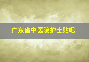 广东省中医院护士贴吧