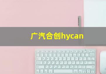 广汽合创hycan