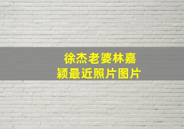 徐杰老婆林嘉颖最近照片图片