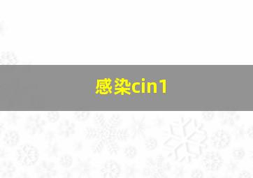 感染cin1