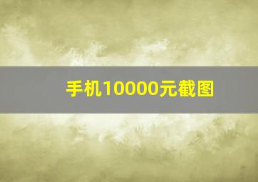 手机10000元截图