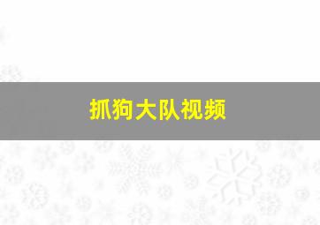 抓狗大队视频