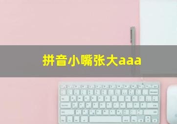 拼音小嘴张大aaa