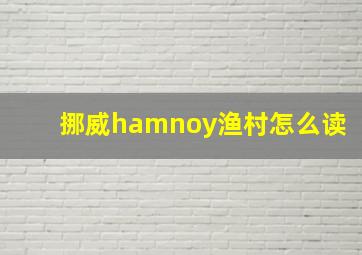 挪威hamnoy渔村怎么读