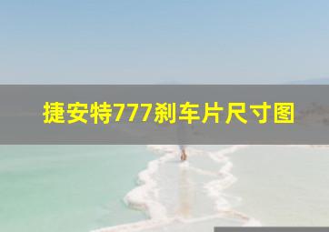 捷安特777刹车片尺寸图