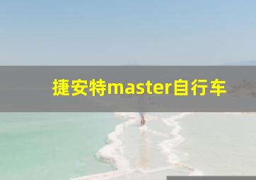 捷安特master自行车