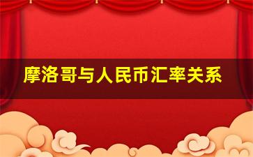 摩洛哥与人民币汇率关系