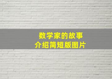 数学家的故事介绍简短版图片