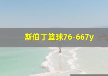 斯伯丁篮球76-667y