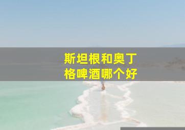 斯坦根和奥丁格啤酒哪个好