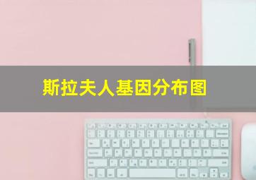 斯拉夫人基因分布图