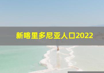 新喀里多尼亚人口2022