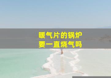 暖气片的锅炉要一直烧气吗