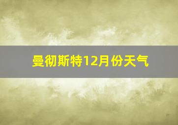 曼彻斯特12月份天气