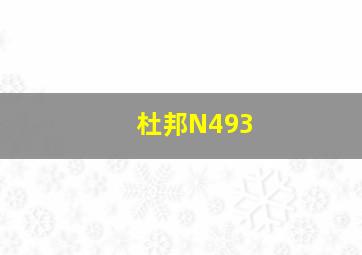 杜邦N493