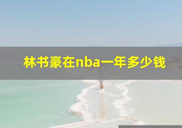 林书豪在nba一年多少钱