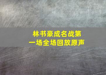 林书豪成名战第一场全场回放原声