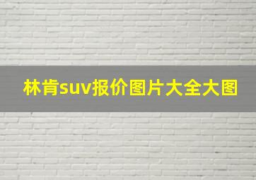 林肯suv报价图片大全大图